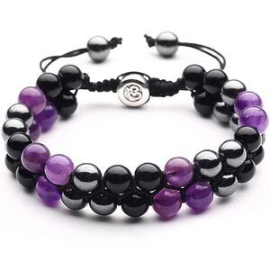 Triple Protection Bracelet - For Protect & Balance - Energy Crystal Bracelets
